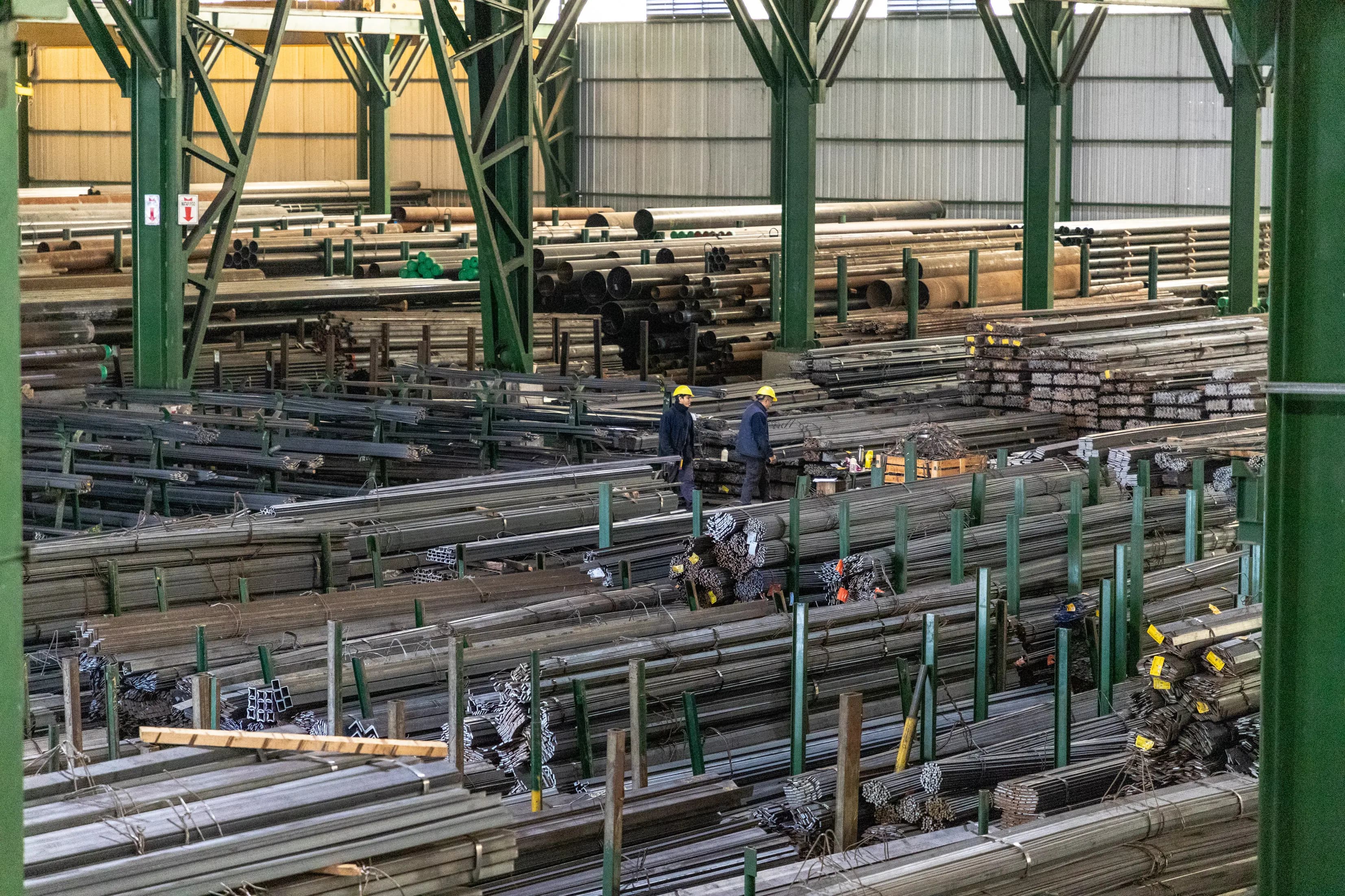 Interior del galpón